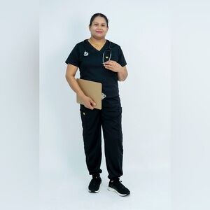 LARGE Size Drifit Top and Jogger Scrub Set